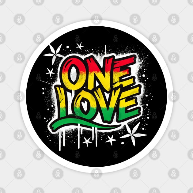 One Love Afrocentric Magnet by UrbanLifeApparel